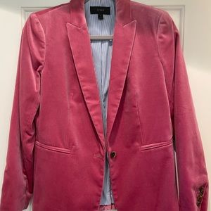New Pink Velvet Blazer